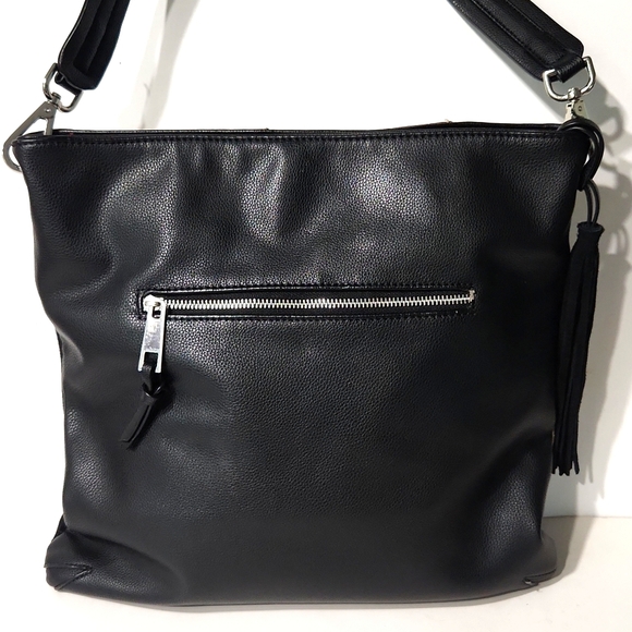 Sondra Roberts Patchwork Large Leather Shoulder Bag Satchel Tote EUC! - Picture 2 of 13